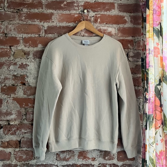 H&M no. 5 Beige Crewneck Oversize Super-soft Sweatshirt - Picture 5 of 6